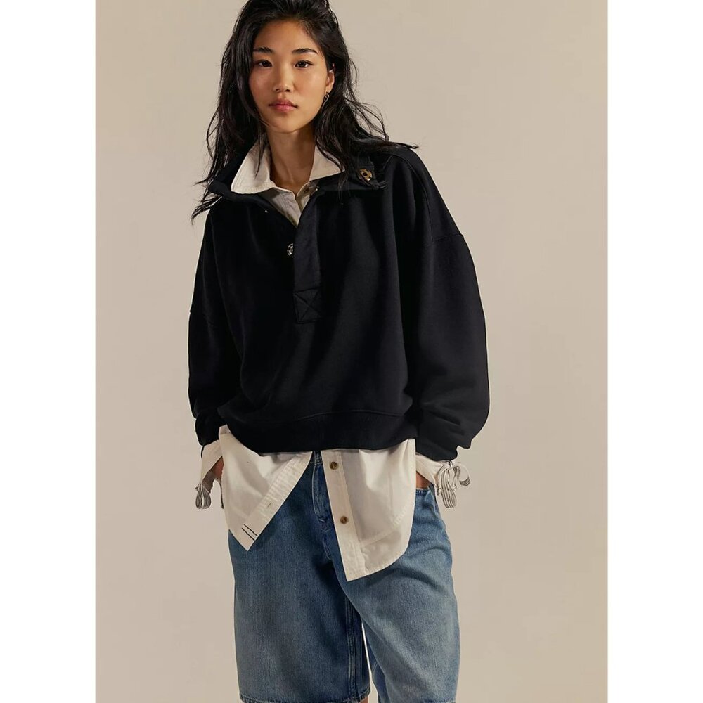 We The Free Timeless Pullover Color: Black